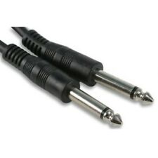Guitar Lead Amp Cable 6.35mm 1/4 Inch Mono Jack Plug 6.3mm Keyboard Straight for sale  BARNSLEY