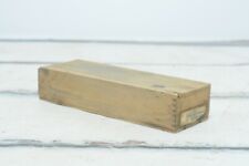 Antique/Vintage American Crayon Co Wood Box Slide Top Storage Small Wood Trinket for sale  Valparaiso