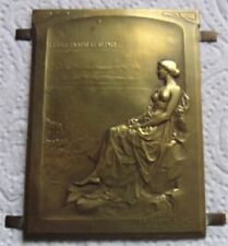 Art Nouveau Franse plaquette van Étienne Victor Exbrayat.1914 75x100mm tweedehands  Schagen - Kalverdijk