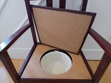 Vintage wooden commode for sale  LONDON