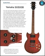 1978 Yamaha SG 500B + Yamaha TRB 6 II 6 cordas baixo história artigo impressão comprar usado  Enviando para Brazil
