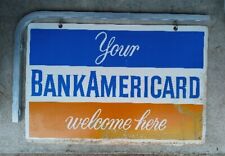 Vintage bankamericard welcome for sale  Newark