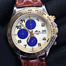 Reloj cronógrafo Lotus 6761 calendario nuevo 1 17/32 pulgadas, usado segunda mano  Embacar hacia Argentina