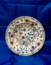 Zsolnay Julia: Antique Bamboo Decorated Plate 1880' Hungarian Hand Painted , used for sale  Shipping to South Africa