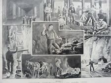 Antique print mining for sale  TORRINGTON