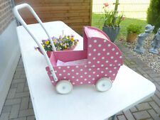 Puppenwagen pink weiße gebraucht kaufen  Kalkar