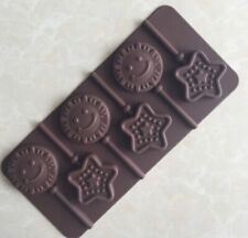 Used, 6 x Silicone Sun Chocolate Mould for sale  CHELMSFORD