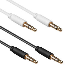 Usado, Auriculares delgados con conector estéreo de 3,5 mm macho a macho audio auxiliar dorado de 0,5 m a 10 m cable segunda mano  Embacar hacia Argentina