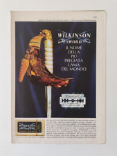 Pubblicita wilkinson sword usato  Ferrara
