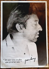 Gainsbourg serge affiche d'occasion  Wingles