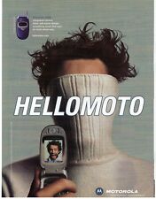 2004 Motorola v300 celular flip câmera Hellomoto celular impressão retrô anúncio/pôster comprar usado  Enviando para Brazil