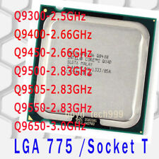 Intel Core 2 Quad Q9300 Q9400 Q9450 Q9500 Q9505 Q9550 Q9650 LGA 775/Socket T CPU, used for sale  Shipping to South Africa