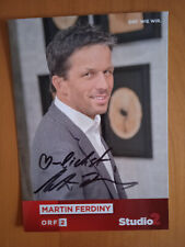 Martin ferdiny autogrammkarte gebraucht kaufen  Wehretal