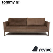 Tommy M By Machalke Leather Three-Seater Braun Sofa Couch Anilinleder Vintage na sprzedaż  Wysyłka do Poland