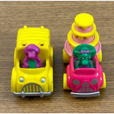 Carros de brinquedo fundidos Barney & Baby Bop veículos 1993 bolo de aniversário ônibus escolar vintage comprar usado  Enviando para Brazil