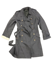 Trench coat feminino Rag & Bone cinza manga longa com cinto peito duplo tamanho 4 comprar usado  Enviando para Brazil