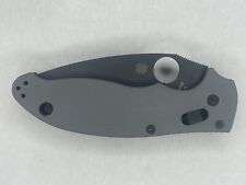 Spyderco Manix 2 Gray G10 52100 Steel Knife C101GPBGY52100 Factory 2nd for sale  Shipping to South Africa