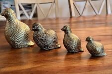 Vintage brass quail for sale  Shipping to Ireland