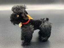 Botão de cachorro alemão rígido preto mohair snobby poodle pernas articuladas c1950 comprar usado  Enviando para Brazil