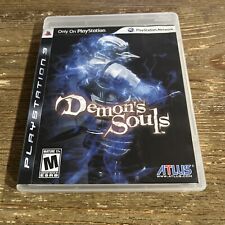 Demon's Souls (Sony PlayStation 3, 2009) PS3 completo con caja manual, etiqueta negra, usado segunda mano  Embacar hacia Argentina