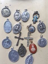 Vintage catholic medallions for sale  DUNBLANE