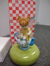 "Tea Time  Fairie”   2003 Enesco Little Kitchen Fairies Santiago for sale  Shipping to South Africa