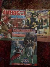 American football magazines for sale  HALSTEAD