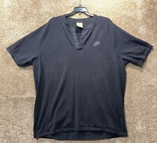 Nike Sportwear Tech Polo Tejido Camiseta Henley Para Hombre Talla XXL Negro segunda mano  Embacar hacia Argentina