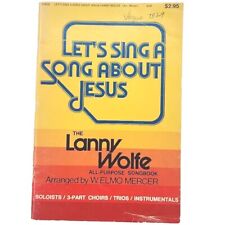 Cancionero Let's Sing A Song About Jesus The Lanny Wolfe 1976 de colección segunda mano  Embacar hacia Argentina
