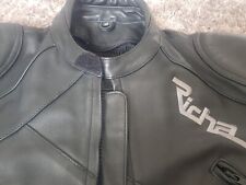 Richa black leather for sale  DUDLEY