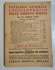 Manuale hoepli catalogo usato  Trebisacce