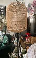 Tripod rattan lamp for sale  STOKE-ON-TRENT