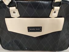 Bolsa tote Mary Kay Deluxe Consultant cosmética bagagem de viagem preta/marfim comprar usado  Enviando para Brazil