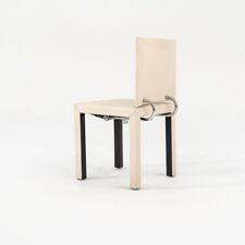 Cadeira lateral de jantar Arcadia década de 1990 por Paolo Piva para B&B Italia em couro marfim comprar usado  Enviando para Brazil