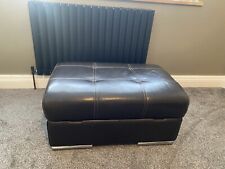 leather footstool storage for sale  HUDDERSFIELD
