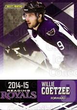 2014-15 Reading Royals #3 Willie Coetzee, used for sale  Shipping to South Africa