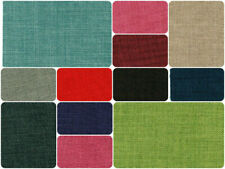 Plain Soft Linen Look Fabric Designer Curtain Sofa Cushion Material Upholstery., used for sale  Shipping to South Africa