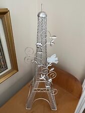 Usado, Decoração de prata torre Eiffel 16" comprar usado  Enviando para Brazil