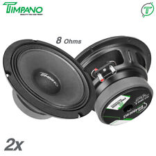 2x Timpano Audio TPT-MD8-8 alto-falante midrange áudio profissional 8 polegadas 8 ohms pacote 1400w comprar usado  Enviando para Brazil