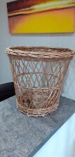 Retro wicker log for sale  WAKEFIELD