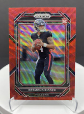 2022 Prizm Desmond Ridder Red Wave Prizm Rookie RC 73/149 Falcons for sale  Shipping to South Africa