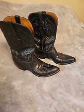 Lucchese mens black for sale  Shipping to Ireland