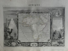 Afrique carte géographique d'occasion  Ver-sur-Mer