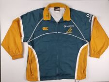 Vintage  Wallabies 2003 Canterbury Rugby Jacket CCC Size XL Vodaphone Player  for sale  Shipping to South Africa