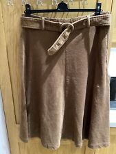 Brown corduroy belted for sale  FAREHAM