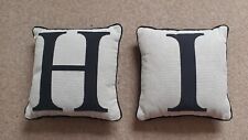 Initials small cushions for sale  RUGBY