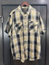 🔥 Dixxon Flannel Co. para hombre The CONVOY Bambú Manga Corta XXL 2XL 2X-Grande 🔥 segunda mano  Embacar hacia Argentina