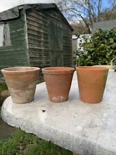 Terracotta Vintage Hand Thrown Plant Pots 41/4 In #D for sale  Shipping to South Africa