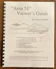 Usado, Guía del espectador del Área 51 por Glenn Campbell libro encuadernado en espiral firmado OVNI Nevada segunda mano  Embacar hacia Argentina