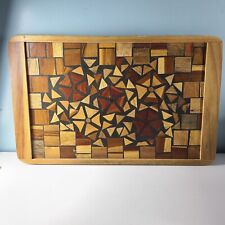 Bandeja de mosaico de madeira vintage | Amazon Equador | Arte | MCM 20x12" comprar usado  Enviando para Brazil